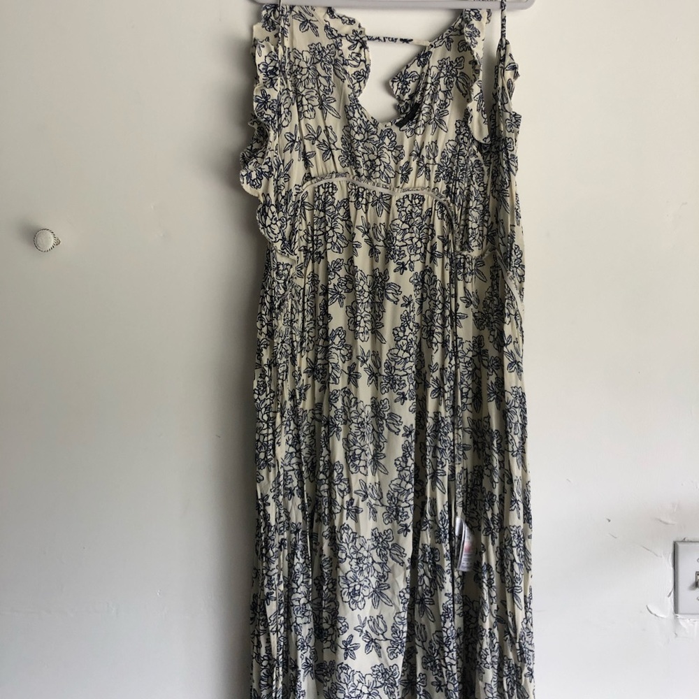 Floral Topshop wrap dress